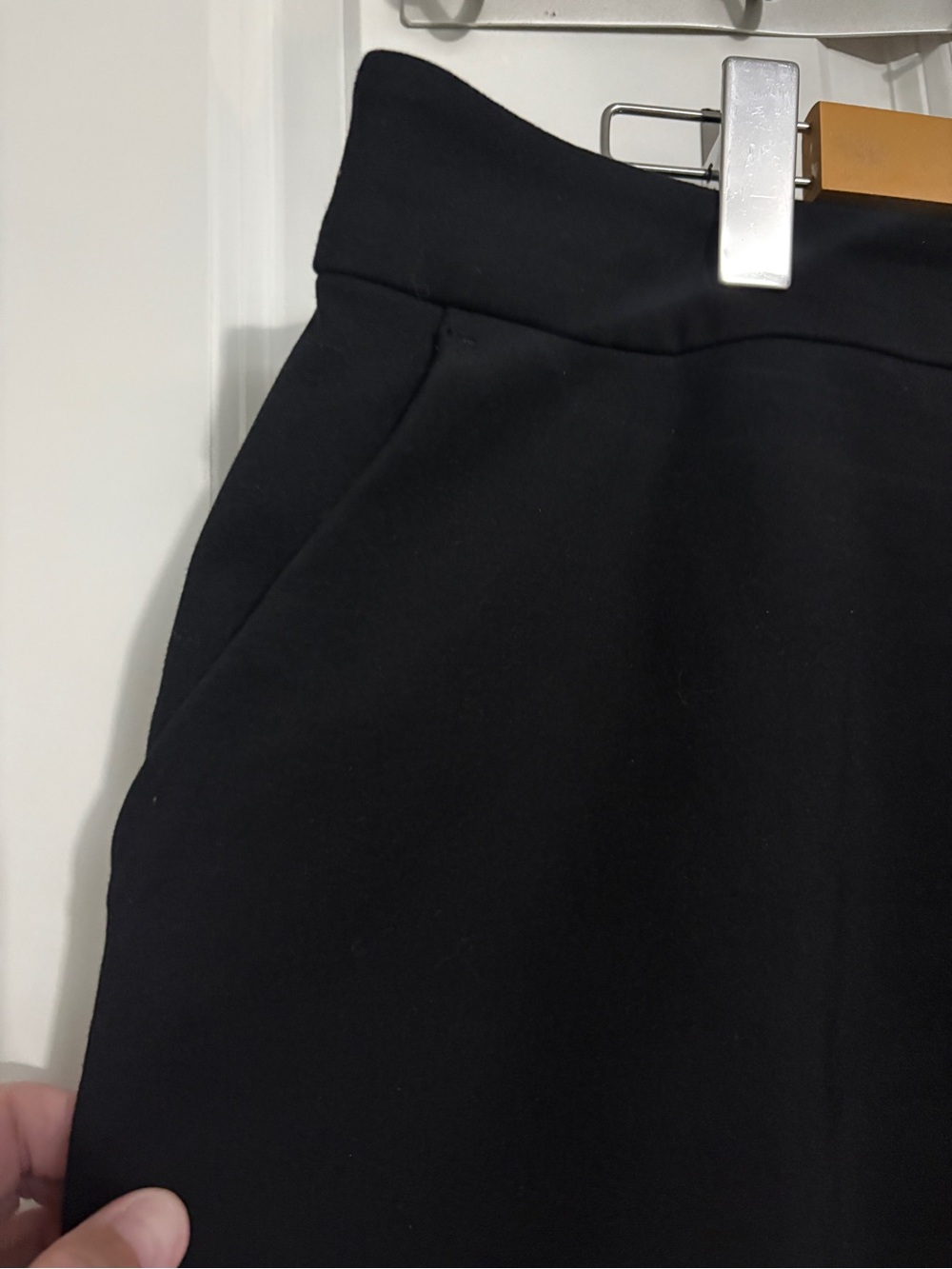 Ricki's Black Mini Skirt - Simple Tailored Silhouette - Picture 2 of 7